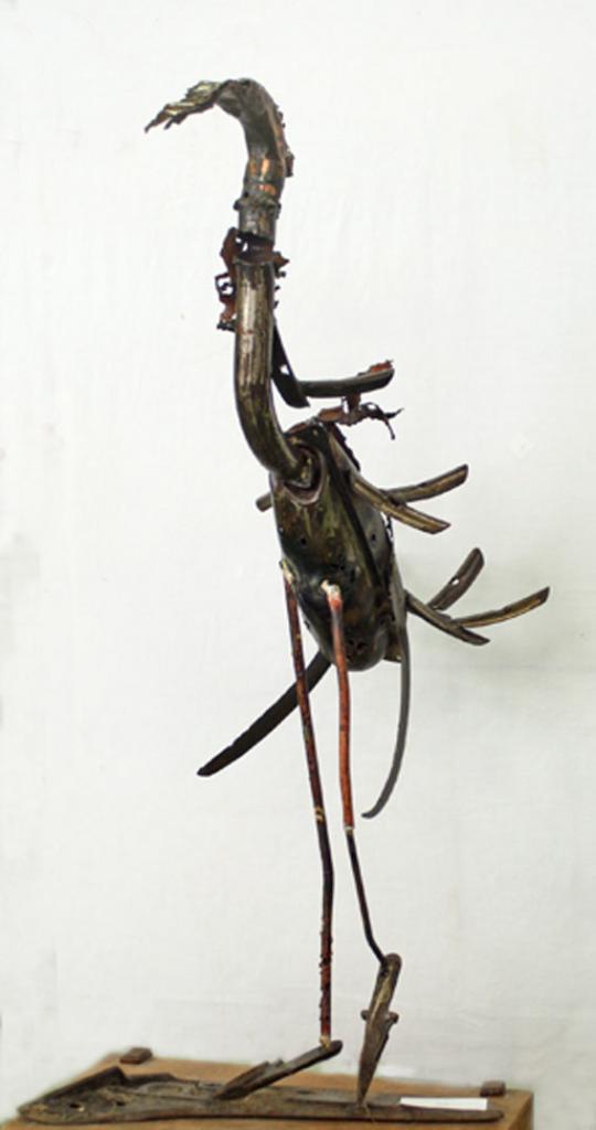 Héron Sculpture de Gilles Lescoules