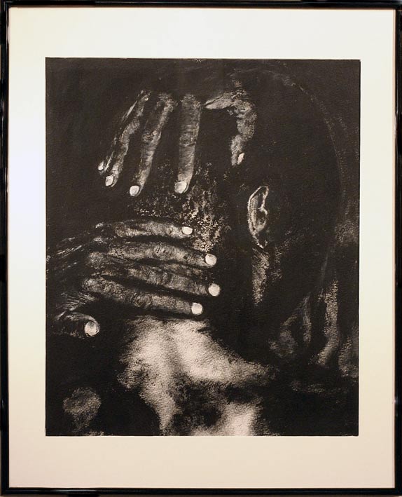 Les mains sur la Tête   Acrylique de Jacques Gonzalez